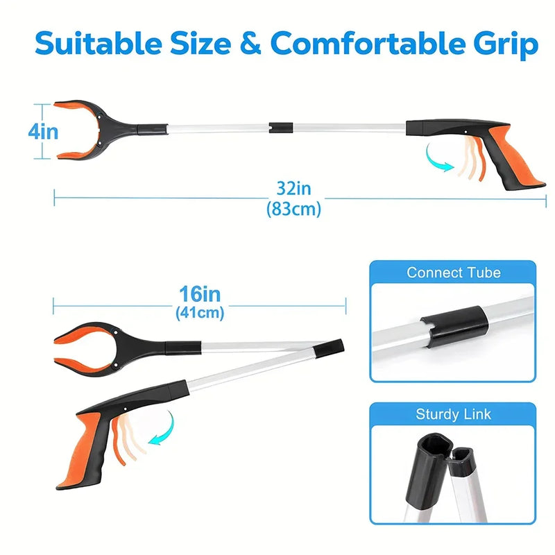GrabMaster – Extensor de Garra Dobrável e Ergonômico