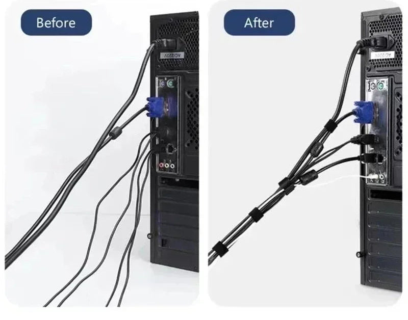COMPRE 1 LEVE 2 EasyTie PRO – Organizador Versátil para Cabos e Fones