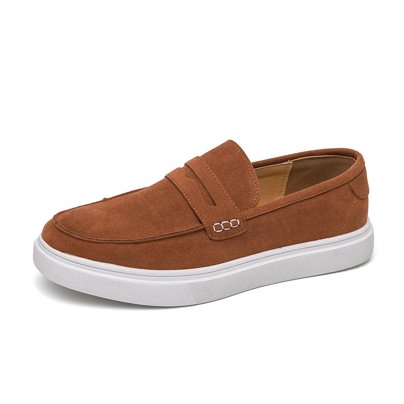 Sapato de Couro Casual Masculino